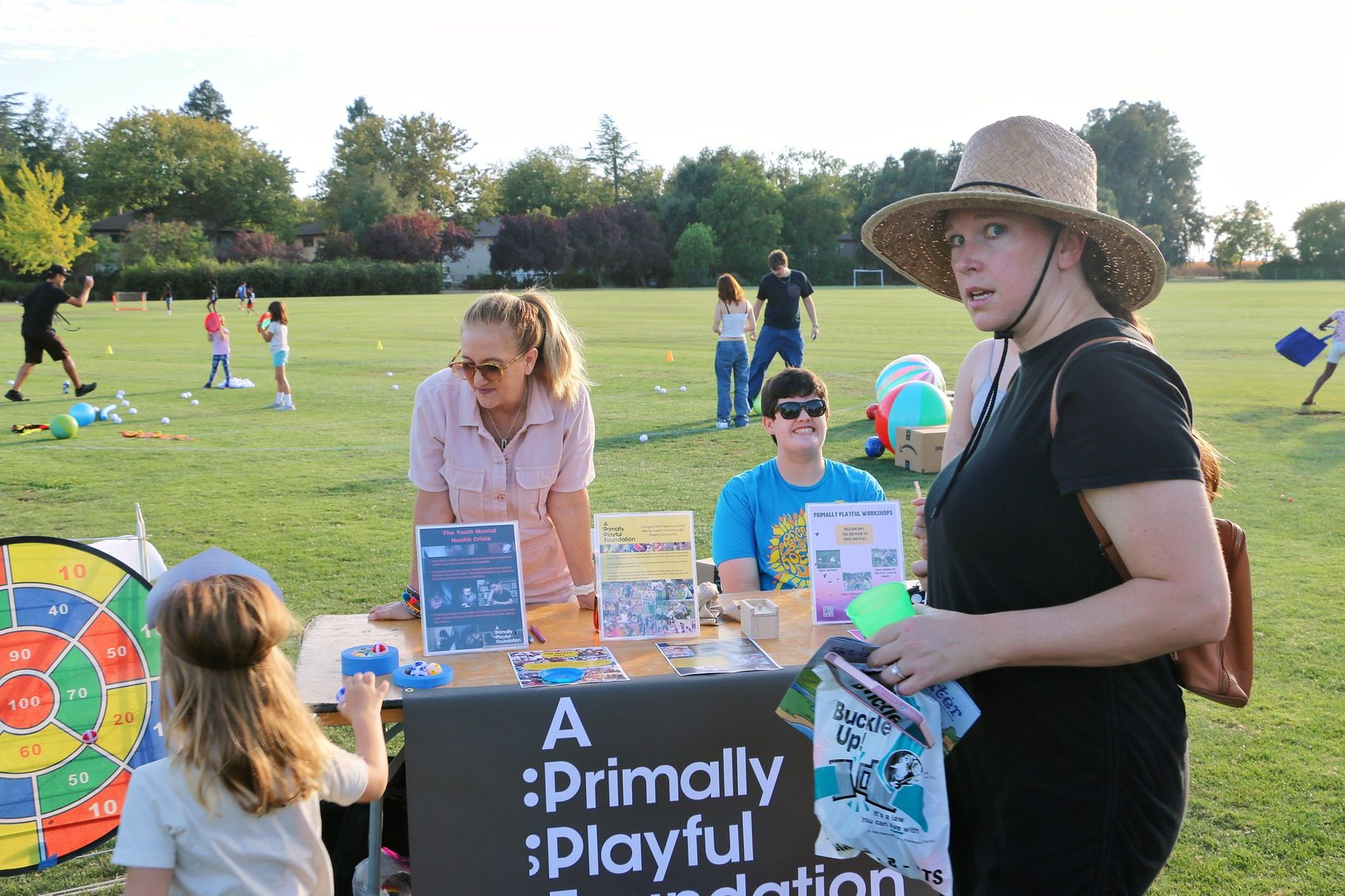 Nonprofit engagement booth