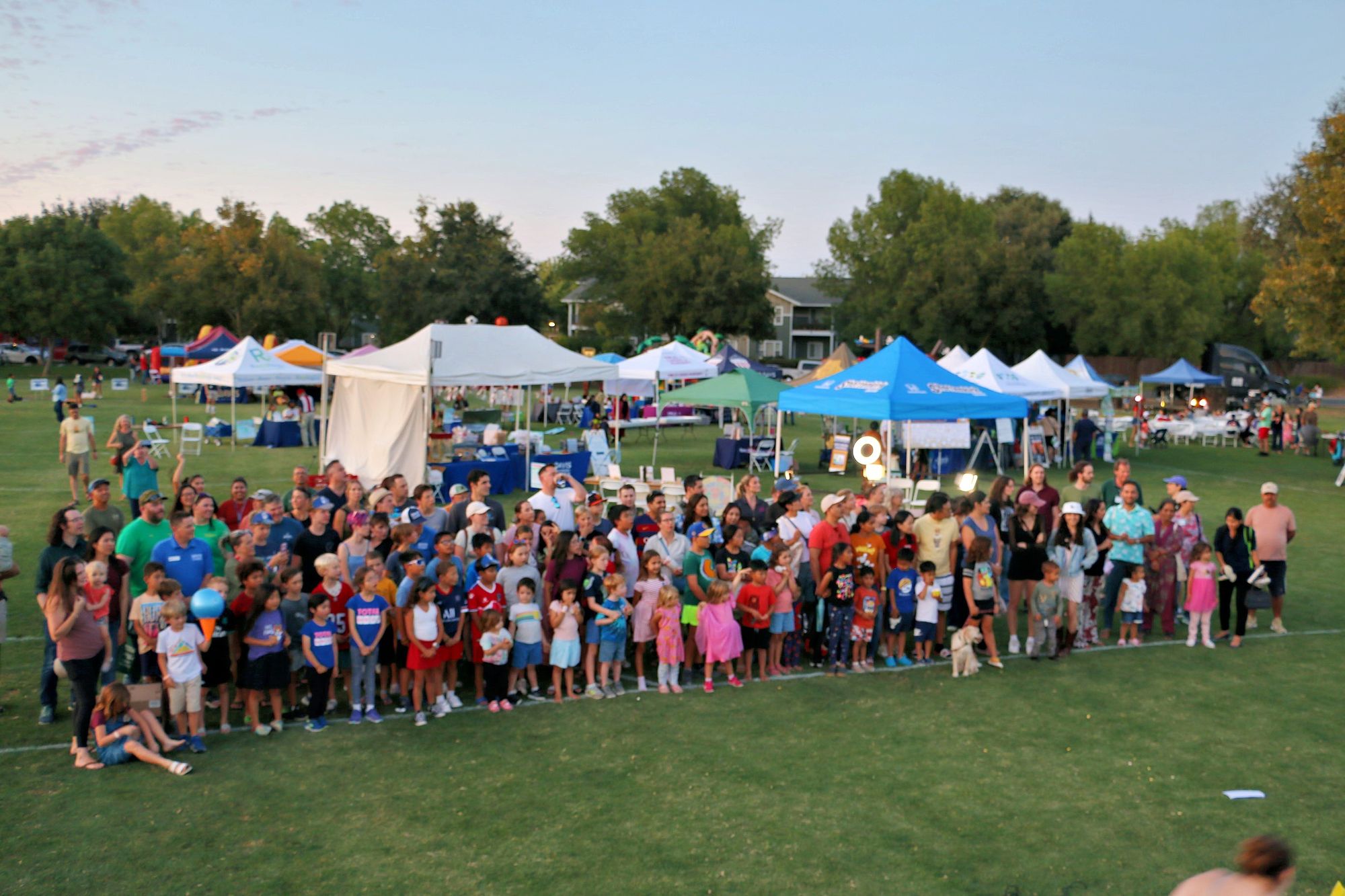 Davis community gathering at the annual Family Fun Fest